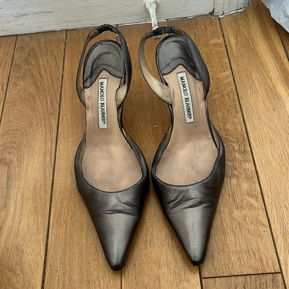 Manolo Blahnik | Shoes | Manolo Blahnik Kitten Heel | Poshmark